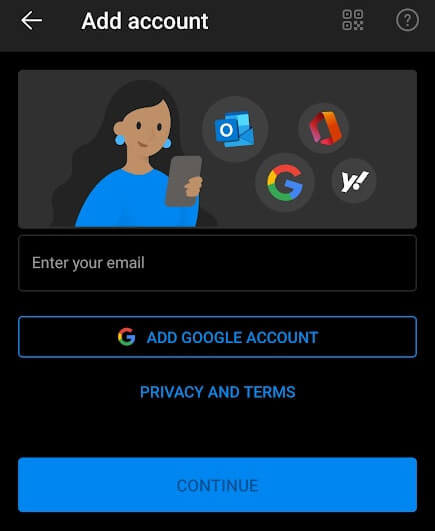 Setup Email on Outlook for Android
